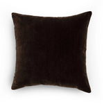 Featuring Bridger Monte Chocolate Pillow by Four Hands at Amethyst Home. Thick and reminiscent of a mohair style texture, the Bridger Monte Chocolate Pillow is an Amethyst fave.  Crafted from saturated solid wool velvet, a deep brown pillow offers a sustainable alternative to mohair. A clean-lined design with knife edges and a hidden zipper.Choose Your Option. Amethyst Home provides interior design, new home construction design consulting, vintage area rugs, and lighting in the Houston metro area.