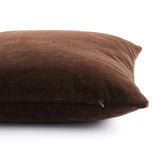 Featuring Bridger Monte Chocolate Pillow by Four Hands at Amethyst Home. Thick and reminiscent of a mohair style texture, the Bridger Monte Chocolate Pillow is an Amethyst fave.  Crafted from saturated solid wool velvet, a deep brown pillow offers a sustainable alternative to mohair. A clean-lined design with knife edges and a hidden zipper.Choose Your Op. Amethyst Home provides interior design, new home construction design consulting, vintage area rugs, and lighting in the Kansas City metro area.