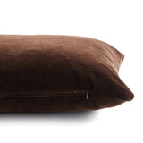 Featuring Bridger Monte Chocolate Pillow by Four Hands at Amethyst Home. Thick and reminiscent of a mohair style texture, the Bridger Monte Chocolate Pillow is an Amethyst fave.  Crafted from saturated solid wool velvet, a deep brown pillow offers a sustainable alternative to mohair. A clean-lined design with knife edges and a hidden zipper.Choose Your O. Amethyst Home provides interior design, new home construction design consulting, vintage area rugs, and lighting in the Laguna Beach metro area.