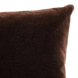 Featuring Bridger Monte Chocolate Pillow by Four Hands at Amethyst Home. Thick and reminiscent of a mohair style texture, the Bridger Monte Chocolate Pillow is an Amethyst fave.  Crafted from saturated solid wool velvet, a deep brown pillow offers a sustainable alternative to mohair. A clean-lined design with knife edges and a hidden zipper.Choose Your Options1. Amethyst Home provides interior design, new home construction design consulting, vintage area rugs, and lighting in the Miami metro area.
