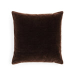 Featuring Bridger Monte Chocolate Pillow by Four Hands at Amethyst Home. Thick and reminiscent of a mohair style texture, the Bridger Monte Chocolate Pillow is an Amethyst fave.  Crafted from saturated solid wool velvet, a deep brown pillow offers a sustainable alternative to mohair. A clean-lined design with knife edges and a hidden zipper.Choose Your Opti. Amethyst Home provides interior design, new home construction design consulting, vintage area rugs, and lighting in the Park City metro area.
