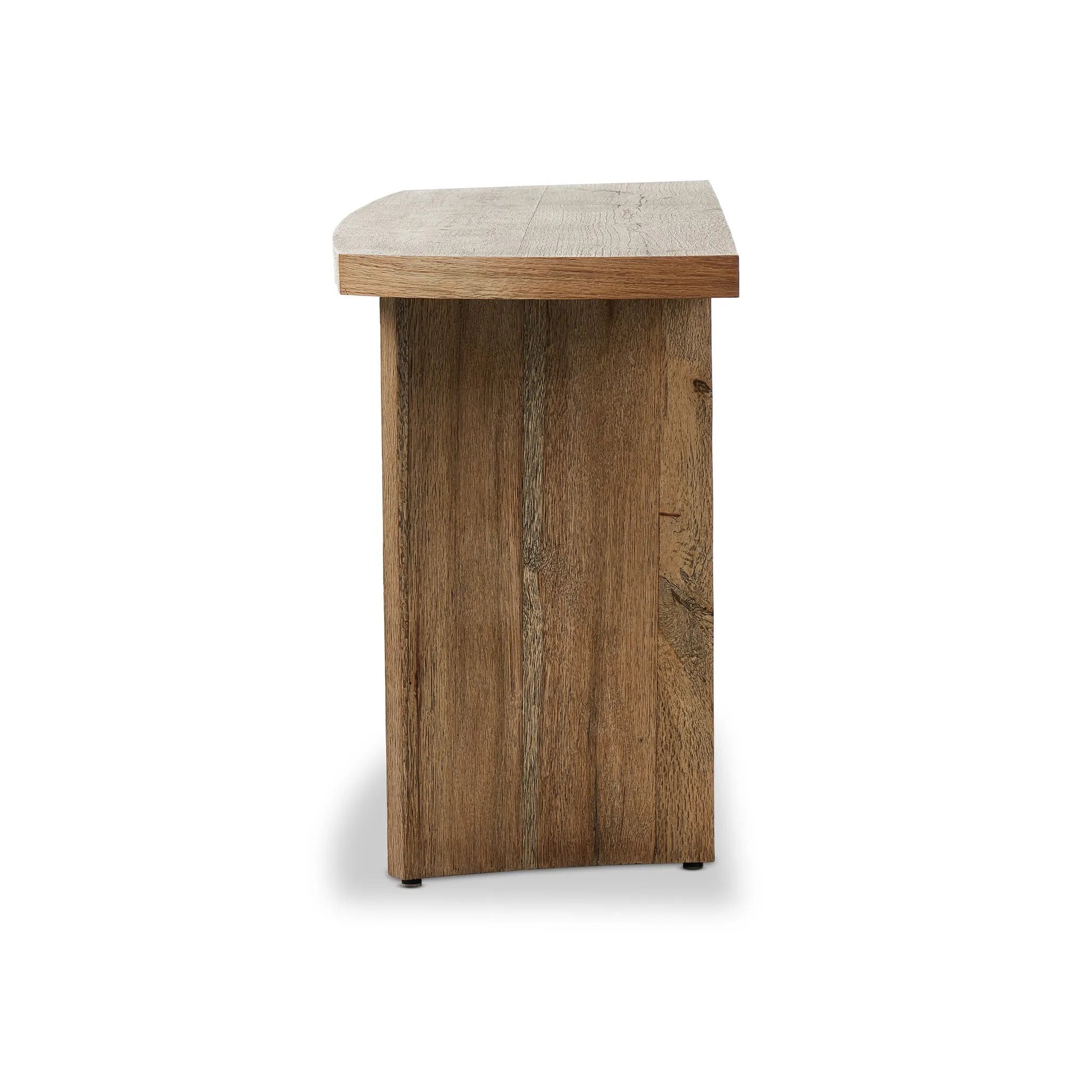 Featuring Brinton Rustic Oak Veneer Console Table by Four Hands at Amethyst Home. Structured lines and a light, rustic finish complete this console table of thick oak veneer.Overall Dimensions: 78.00"w x 20.00"d x 31.00"hWeight : 125.66 lbsMaterials: Thick Oak Veneer, Engineered Hardwood. Amethyst Home provides interior design, new home construction design consulting, vintage area rugs, and lighting in the Washington metro area.