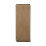 The classic wooden cabinet, reimagined. This warm oak piece features double doors with shallow scalloping that draws the eye, providing a subtle visual flow.As lovers of wabi sabi design at Amethyst, we love the designer inspired Brookhurst Small Cabinet - Drifted Oak Veneer. Amethyst Home provides interior design, new home construction design consulting, vintage area rugs, and lighting in the Seattle metro area.