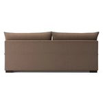 Welcome to the modern lounging essential. The sofa piece to a simplified sectional is upholstered in a soft, high-performance fabric in an inviting coffee hue. Performance fabrics are specially created to withstand spills, stains, high traffic and wear, ensuring long-term comfort and unmatched durability Amethyst Home provides interior design, new home construction design consulting, vintage area rugs, and lighting in the Los Angeles metro area.