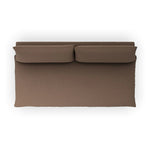 Welcome to the modern lounging essential. The sofa piece to a simplified sectional is upholstered in a soft, high-performance fabric in an inviting coffee hue. Performance fabrics are specially created to withstand spills, stains, high traffic and wear, ensuring long-term comfort and unmatched durability Amethyst Home provides interior design, new home construction design consulting, vintage area rugs, and lighting in the Salt Lake City metro area.