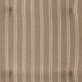 Antique-inspired coastal style. Rattan introduces varying natural shades and texture to this dining bench, and the frame's soft lines and beige and white striped fabric cushion invite a comfortable sit. Option to style alone or pair with other pieces in the collection. A design collaboration by Amber Lewis and Four Hands. Amethyst Home provides interior design, new home construction design consulting, vintage area rugs, and lighting in the Omaha metro area.