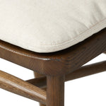 Featuring Buxton Savile Flax Bar + Counter Stool by Four Hands at Amethyst Home. A solid oak counter stool defined by tapered legs and framing gives an updated look to the classic whistler chair. Finished with a paper rush wrapped detail on the back.BarOverall Dimensions: 19.25"w x 22.25"d x 42.75"hWeight: 23.70 lbsCounterOverall Dimensions: 19.50"w x 22.25"d . Amethyst Home provides interior design, new home construction design consulting, vintage area rugs, and lighting in the Austin metro area.
