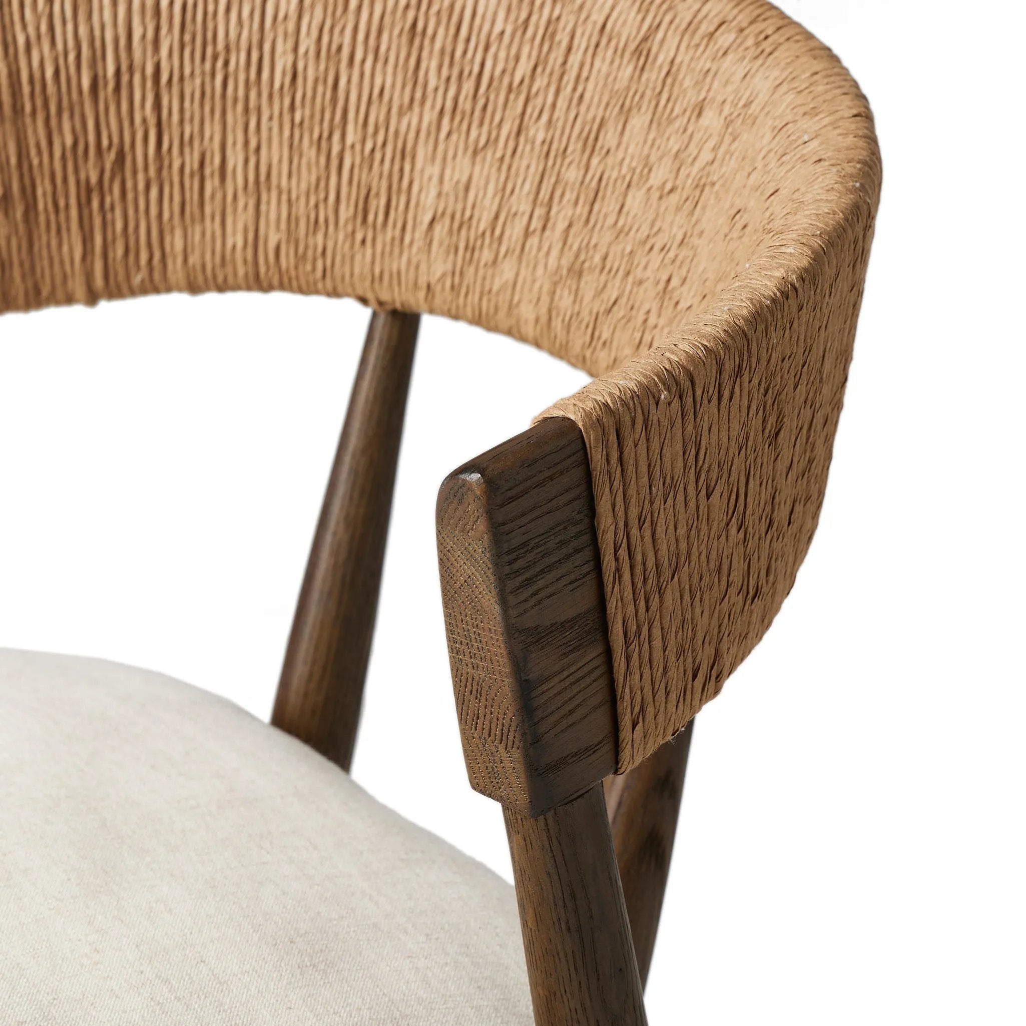 Featuring Buxton Savile Flax Bar + Counter Stool by Four Hands at Amethyst Home. A solid oak counter stool defined by tapered legs and framing gives an updated look to the classic whistler chair. Finished with a paper rush wrapped detail on the back.BarOverall Dimensions: 19.25"w x 22.25"d x 42.75"hWeight: 23.70 lbsCounterOverall Dimensions: 19.50"w x 2. Amethyst Home provides interior design, new home construction design consulting, vintage area rugs, and lighting in the Newport Beach metro area.