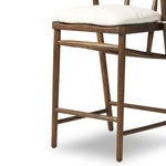 Featuring Buxton Savile Flax Bar + Counter Stool by Four Hands at Amethyst Home. A solid oak counter stool defined by tapered legs and framing gives an updated look to the classic whistler chair. Finished with a paper rush wrapped detail on the back.BarOverall Dimensions: 19.25"w x 22.25"d x 42.75"hWeight: 23.70 lbsCounterOverall Dimensions: 19.50"w x 22.25"d x. Amethyst Home provides interior design, new home construction design consulting, vintage area rugs, and lighting in the Tampa metro area.