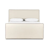 Streamlined with contrast piping, an upholstered bed offers relaxed comfort with an edge of modern detail. Upholstered in Crypton® performance fabric for a perfectly tailored look, the performance fabric is specially engineered for protection against stains, moisture and odor Amethyst Home provides interior design, new home construction design consulting, vintage area rugs, and lighting in the Seattle metro area.