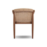 Featuring Cambrie Arashi Salt Outdoor Dining Chair by Four Hands at Amethyst Home. Bring home vintage inspiration. The sling shape of this outdoor dining chair features a reimagined bucket seat in woven faux hyacinth, finished with rounded tapered legs that mirror the shape of the frame. Cover or store indoors during inclement weather and when not in use. Over. Amethyst Home provides interior design, new home construction design consulting, vintage area rugs, and lighting in the Austin metro area.