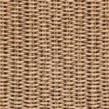 Bring home vintage inspiration. The sling shape of this outdoor sofa features a reimagined bucket seat in woven faux hyacinth, finished with rounded tapered legs that mirror the shape of the frame. Cover or store indoors during inclement weather and when not in use Amethyst Home provides interior design, new home construction design consulting, vintage area rugs, and lighting in the Laguna Beach metro area.