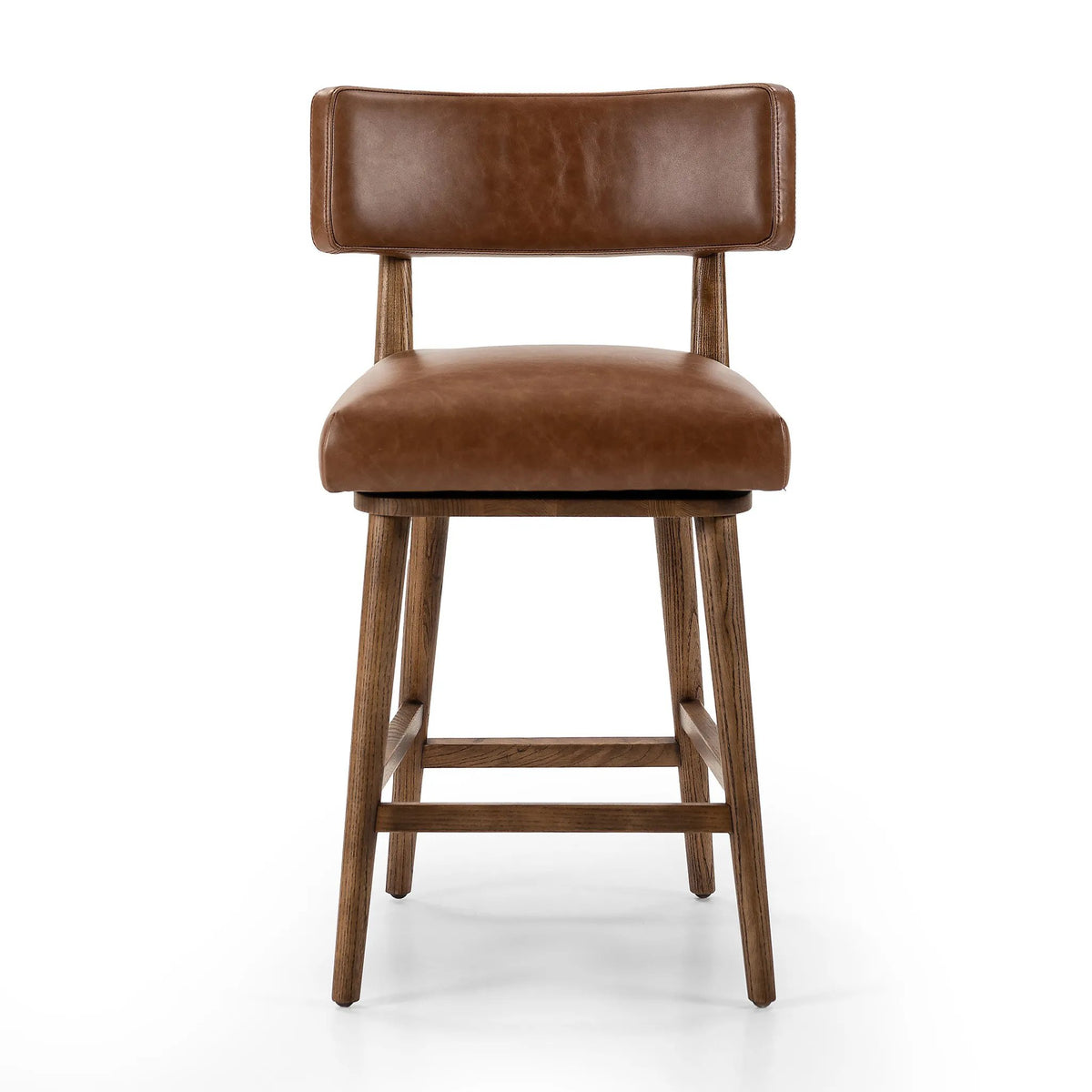 Cardell Sonoma Chestnut Swivel Bar + Counter Stool