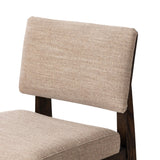 Featuring Carlo Alcala Fawn Bar + Counter Stool by Four Hands at Amethyst Home. Get back to the basics with this understated modern dining seating. Its simple shape includes a split back design that lets the upholstery peek through. High-performance fabric ideal for the counter, framed out by dark-finished oak.BarOverall Dimensions: 20.75"w x 26.00"d x 43.. Amethyst Home provides interior design, new home construction design consulting, vintage area rugs, and lighting in the Scottsdale metro area.