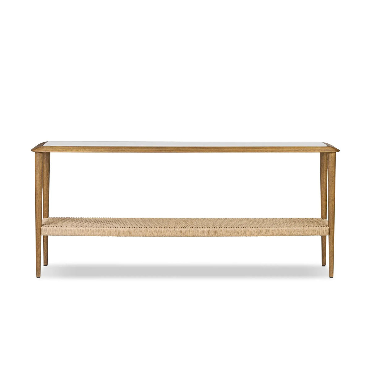 Carmelo Console Table - Tempered Glass | shipping 09/15/2025
