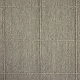 Hand woven in a flat weave grid pattern for the look of an indoor textile, this  silver-hued rug grounds the outdoor lounge with a high-texture look. Slight variation in sizing and imperfect lines due to the handcrafted nature of each piece are to be expected. Store inside during inclement weather and when not in use. Amethyst Home provides interior design, new home construction design consulting, vintage area rugs, and lighting in the Des Moines metro area.
