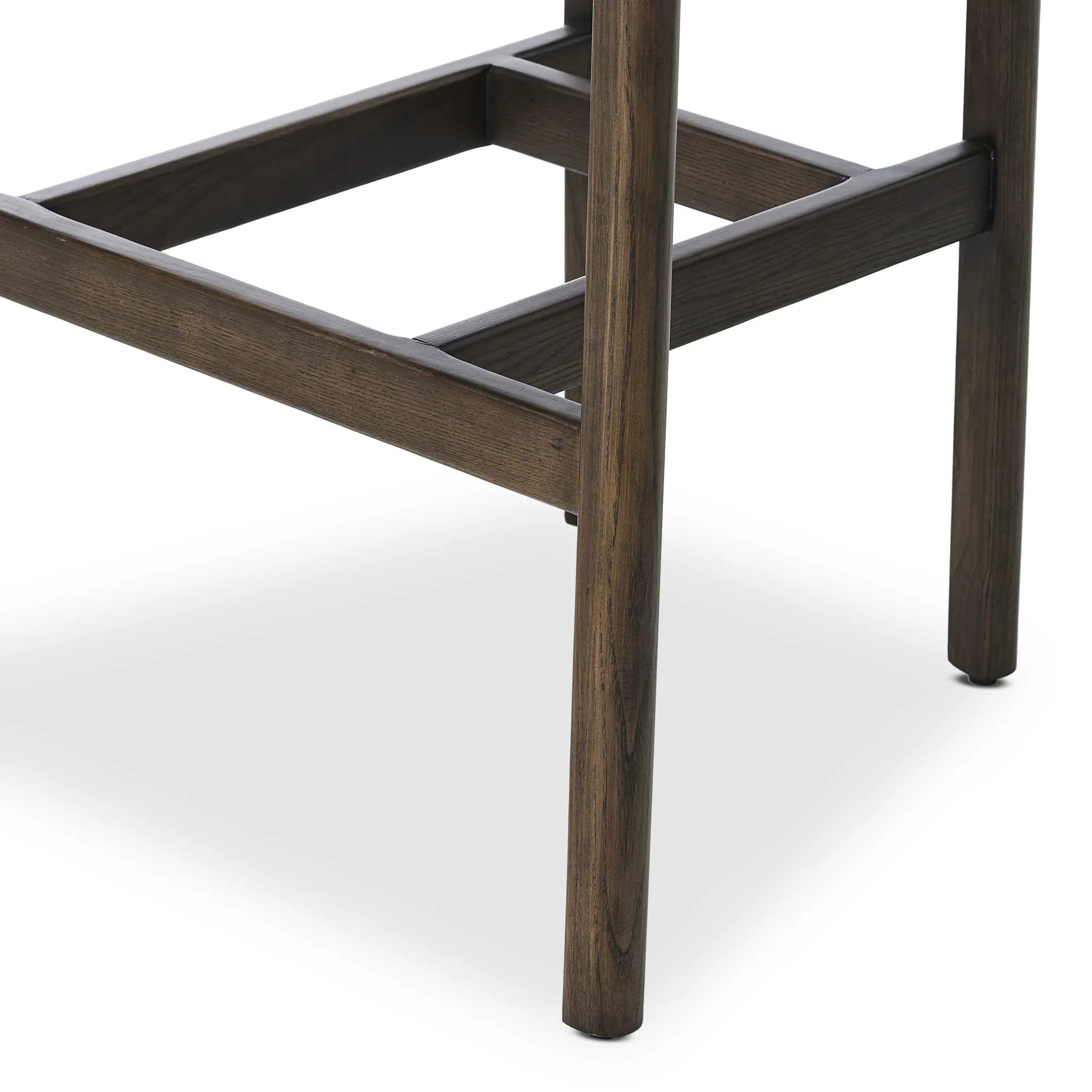 Featuring Cassie Charter Oatmeal Bar + Counter Stool by Four Hands at Amethyst Home. Upholstered in high-performance fabric, this sculpted bar stool features a comfortable yoke back and exterior fold detailing, all framed by solid ash. Performance fabrics are specially created to withstand spills, stains, high traffic and wear, ensuring long-term comfo. Amethyst Home provides interior design, new home construction design consulting, vintage area rugs, and lighting in the Salt Lake City metro area.