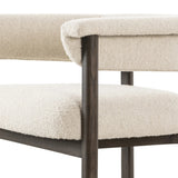 Featuring Cassie Charter Oatmeal Bar + Counter Stool by Four Hands at Amethyst Home. Upholstered in high-performance fabric, this sculpted bar stool features a comfortable yoke back and exterior fold detailing, all framed by solid ash. Performance fabrics are specially created to withstand spills, stains, high traffic and wear, ensuring long-term comfort an. Amethyst Home provides interior design, new home construction design consulting, vintage area rugs, and lighting in the San Diego metro area.
