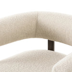 Featuring Cassie Charter Oatmeal Bar + Counter Stool by Four Hands at Amethyst Home. Upholstered in high-performance fabric, this sculpted bar stool features a comfortable yoke back and exterior fold detailing, all framed by solid ash. Performance fabrics are specially created to withstand spills, stains, high traffic and wear, ensuring long-term comfort and un. Amethyst Home provides interior design, new home construction design consulting, vintage area rugs, and lighting in the Tampa metro area.