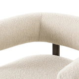 Featuring Cassie Charter Oatmeal Bar + Counter Stool by Four Hands at Amethyst Home. Upholstered in high-performance fabric, this sculpted bar stool features a comfortable yoke back and exterior fold detailing, all framed by solid ash. Performance fabrics are specially created to withstand spills, stains, high traffic and wear, ensuring long-term comfort and un. Amethyst Home provides interior design, new home construction design consulting, vintage area rugs, and lighting in the Tampa metro area.