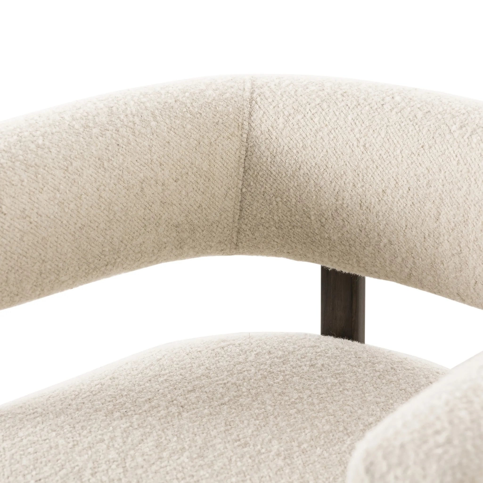 Featuring Cassie Charter Oatmeal Bar + Counter Stool by Four Hands at Amethyst Home. Upholstered in high-performance fabric, this sculpted bar stool features a comfortable yoke back and exterior fold detailing, all framed by solid ash. Performance fabrics are specially created to withstand spills, stains, high traffic and wear, ensuring long-term comfort and un. Amethyst Home provides interior design, new home construction design consulting, vintage area rugs, and lighting in the Tampa metro area.