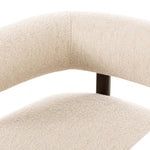 Featuring Cassie Charter Oatmeal Dining Chair by Four Hands at Amethyst Home. Upholstered in high-performance fabric, this sculpted dining style features a comfortable yoke back and exterior fold detailing, all framed by solid ash. Performance fabrics are specially created to withstand spills, stains, high traffic and wear, ensuring long-term comfort and un. Amethyst Home provides interior design, new home construction design consulting, vintage area rugs, and lighting in the Charlotte metro area.
