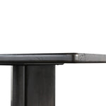 Designed in partnership with longtime Four Hands collaborator Thomas Bina and Brazilian designer Ronald Sasson, a grand-scale dining table is made from solid reclaimed French oak finished in a deep espresso. Rounded edges add a softer, fluid look. Seats 12 Amethyst Home provides interior design, new home construction design consulting, vintage area rugs, and lighting in the Charlotte metro area.