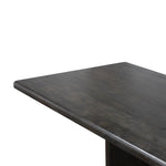Designed in partnership with longtime Four Hands collaborator Thomas Bina and Brazilian designer Ronald Sasson, a grand-scale dining table is made from solid reclaimed French oak finished in a deep espresso. Rounded edges add a softer, fluid look. Seats 12 Amethyst Home provides interior design, new home construction design consulting, vintage area rugs, and lighting in the Tampa metro area.