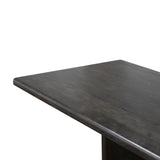 Designed in partnership with longtime Four Hands collaborator Thomas Bina and Brazilian designer Ronald Sasson, a grand-scale dining table is made from solid reclaimed French oak finished in a deep espresso. Rounded edges add a softer, fluid look. Seats 12 Amethyst Home provides interior design, new home construction design consulting, vintage area rugs, and lighting in the Tampa metro area.