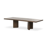 Designed in partnership with longtime Four Hands collaborator Thomas Bina and Brazilian designer Ronald Sasson, a grand-scale dining table is made from solid reclaimed French oak in a natural finish. Rounded edges add a softer, fluid look Amethyst Home provides interior design, new home construction design consulting, vintage area rugs, and lighting in the Kansas City metro area.