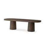 Designed in partnership with longtime Four Hands collaborator Thomas Bina and Brazilian designer Ronald Sasson, a grand-scale dining table is made from solid reclaimed French oak in a natural finish. Rounded edges add a softer, fluid look Amethyst Home provides interior design, new home construction design consulting, vintage area rugs, and lighting in the Seattle metro area.