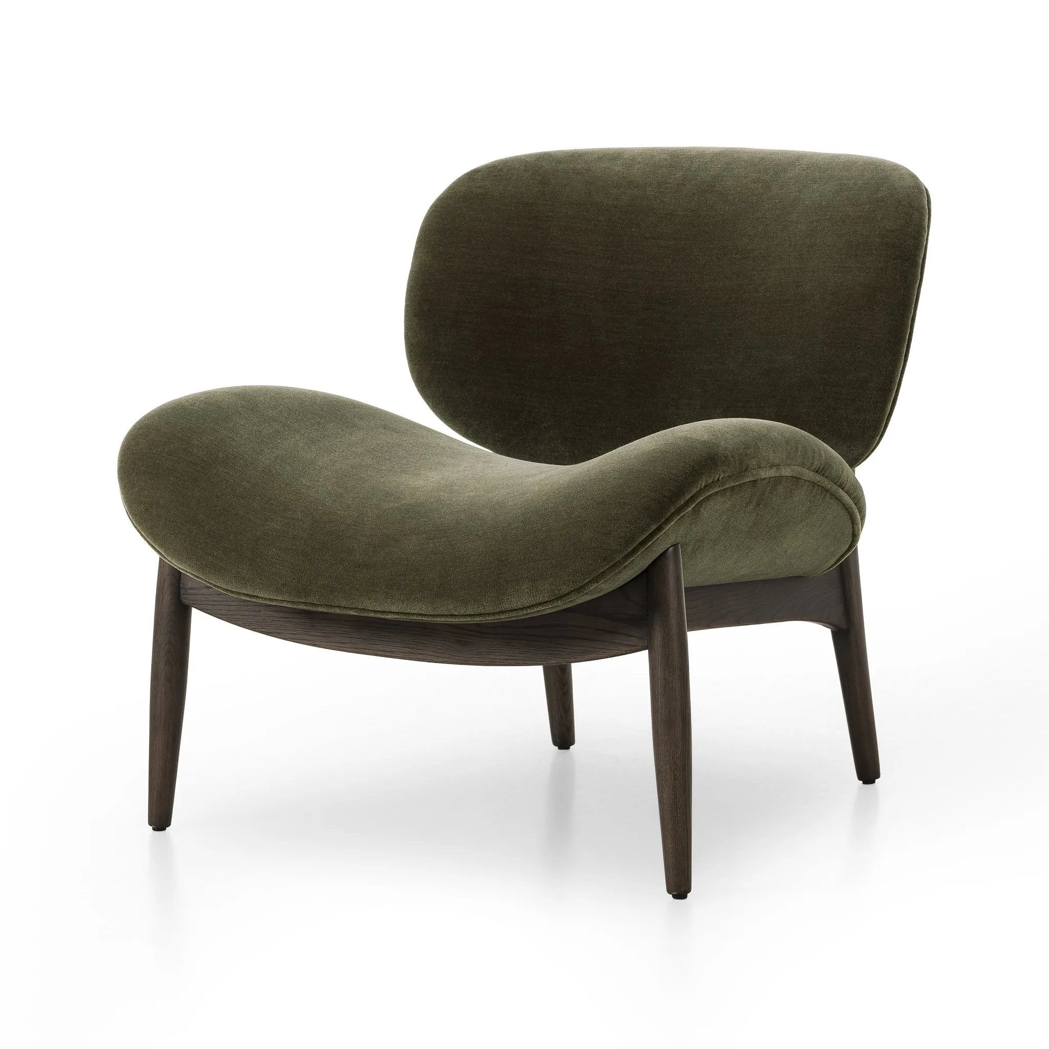 Featuring Celine Monte Olive Chair by Four Hands at Amethyst Home. This perfect accent chair, designed for unwinding. Upholstered in a velvety olive chenille made from recycled materials, with wide proportions and cozy curves and cushioning. Slim, tapered wooden legs balance the look.Overall Dimensions: 29.00"w x 33.50"d x 29.00"hWeight : 32.41 lbsMater. Amethyst Home provides interior design, new home construction design consulting, vintage area rugs, and lighting in the Newport Beach metro area.