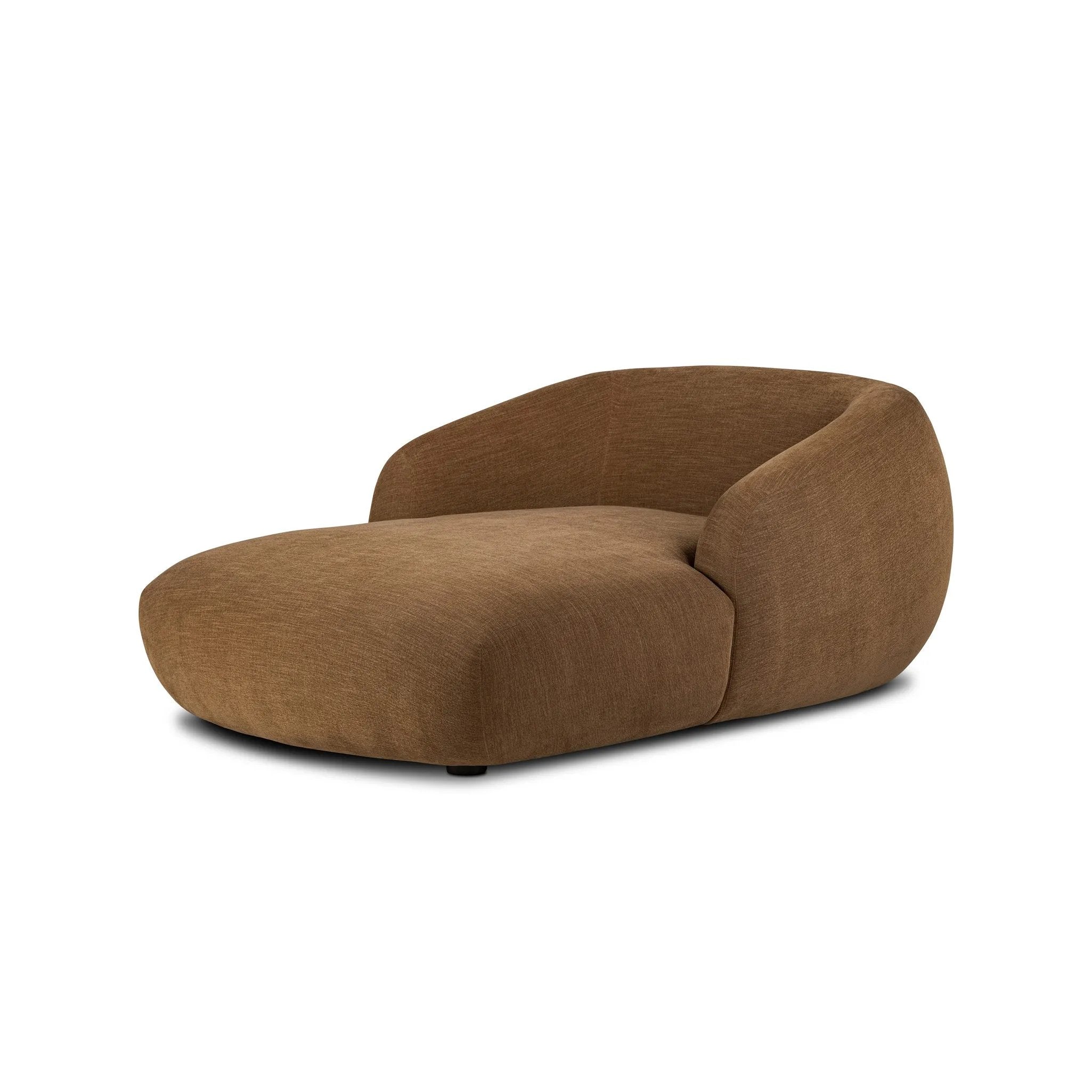 Featuring Channing Laughlin Ochre Chaise by Four Hands at Amethyst Home. Overall Dimensions: 53.25"w x 76.50"d x 30.75"hWeight : 153.22 lbsMaterials: 97% Polyester, 3% Flax/Linen, Solid Parawood. Amethyst Home provides interior design, new home construction design consulting, vintage area rugs, and lighting in the Portland metro area.