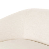 Inspired by French modernism, this dramatic sofa is defined by exaggerated curves, tapered arms and oversized welt detailing along the bench cushion for a tailored look. Soft, easy to clean and free of PFAS, Crypton® performance fabric is specially engineered for protection against stains, moisture and odor. Amethyst Home provides interior design, new home construction design consulting, vintage area rugs, and lighting in the Calabasas metro area.