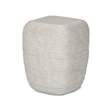 Featuring Cirri Smooth Lunar Concrete End Table by Four Hands at Amethyst Home. Smooth concrete is etched with a linear pattern, bringing an organic look with texture to this block-style end table.Overall Dimensions: 15.75"w x 15.75"d x 19.75"hWeight : 42.99 lbsMaterials: Concrete Solid. Amethyst Home provides interior design, new home construction design consulting, vintage area rugs, and lighting in the Boston metro area.