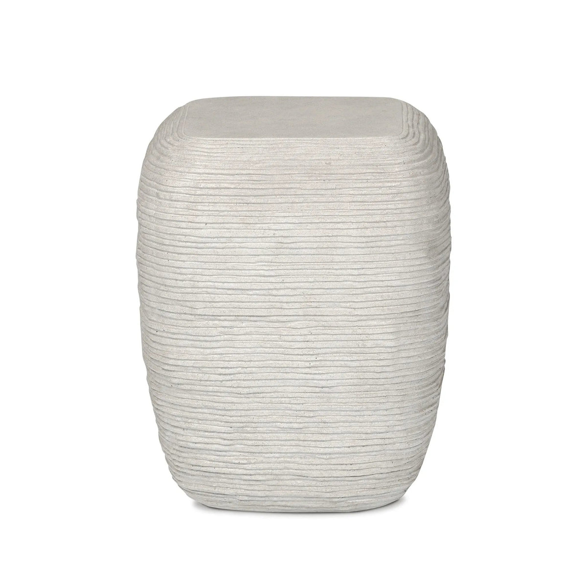 Cirri Smooth Lunar Concrete End Table | ready to ship!