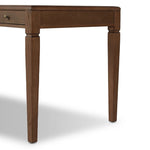 Featuring Claude Tan Oak Veneer Desk by Four Hands at Amethyst Home. Overall Dimensions: 68.00"w x 28.00"d x 30.00"hWeight : 132.28 lbsMaterials: Oak Veneer, Top Grain Leather, Solid Oak. Amethyst Home provides interior design, new home construction design consulting, vintage area rugs, and lighting in the Boston metro area.