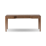 Featuring Claude Tan Oak Veneer Desk by Four Hands at Amethyst Home. Overall Dimensions: 68.00"w x 28.00"d x 30.00"hWeight : 132.28 lbsMaterials: Oak Veneer, Top Grain Leather, Solid Oak. Amethyst Home provides interior design, new home construction design consulting, vintage area rugs, and lighting in the Park City metro area.