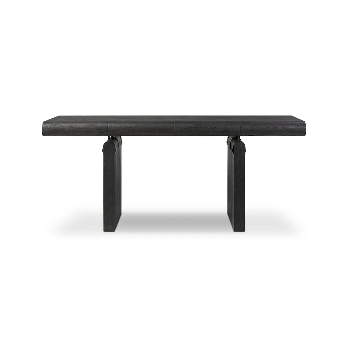 Cleo Worn Black Oak Desk | ready to ship!