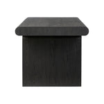 Bring a beautifully contoured look to your workspace with a desk inspired by Italian postmodernism. Connected by iron brackets, a dual-panel base supports a spacious tabletop of worn black oak, crafting a float-like look. Four drawers keep frequently used items within reach Amethyst Home provides interior design, new home construction design consulting, vintage area rugs, and lighting in the Salt Lake City metro area.