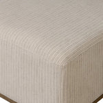 Featuring Clive Laine Flint Ottoman by Four Hands at Amethyst Home. Overall Dimensions: 60.00"w x 30.00"d x 16.00"hWeight : 69.00 lbsMaterials: 80% Linen; 20% Cotton, Solid Parawood, Pine Plywood. Amethyst Home provides interior design, new home construction design consulting, vintage area rugs, and lighting in the Portland metro area.