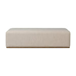 Featuring Clive Laine Flint Ottoman by Four Hands at Amethyst Home. Overall Dimensions: 60.00"w x 30.00"d x 16.00"hWeight : 69.00 lbsMaterials: 80% Linen; 20% Cotton, Solid Parawood, Pine Plywood. Amethyst Home provides interior design, new home construction design consulting, vintage area rugs, and lighting in the Seattle metro area.