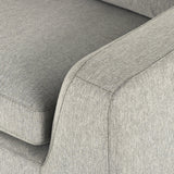 Simply styled with a convenient Queen-size pullout bed for guests. A soft cotton covering is made for comfort, with subtly flared sides for shapely effect, all grounded by a wrapped plinth base. Performance fabrics withstand spills, stains, high traffic and wear, ensuring long-term comfort and unmatched durability Amethyst Home provides interior design, new home construction design consulting, vintage area rugs, and lighting in the Miami metro area.
