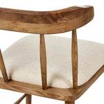 Featuring Colter Antwerp Natural Dining Chair by Four Hands at Amethyst Home. Made from solid ash with an amber finish, this versatile dining chair pairs an airy back with tapered spindles, for a simple, inviting look. Fixed upholstered seat of high-performance fabric adds a smart, comfortable touch. Performance fabrics are specially created to withstand spi. Amethyst Home provides interior design, new home construction design consulting, vintage area rugs, and lighting in the Portland metro area.