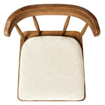 Featuring Colter Antwerp Natural Dining Chair by Four Hands at Amethyst Home. Made from solid ash with an amber finish, this versatile dining chair pairs an airy back with tapered spindles, for a simple, inviting look. Fixed upholstered seat of high-performance fabric adds a smart, comfortable touch. Performance fabrics are specially created to withstand sp. Amethyst Home provides interior design, new home construction design consulting, vintage area rugs, and lighting in the San Diego metro area.