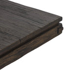 Crafted from smoked alder, this Wabi Sabi-inspired console brings an organic look to your space. With staggered legs, chamfered edges and a central stretcher, this piece is perfect for media display or styled in the living room or entryway Amethyst Home provides interior design, new home construction design consulting, vintage area rugs, and lighting in the Park City metro area.