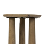 Featuring Cooper Drifted Oak Nesting End Table by Four Hands at Amethyst Home. A chamfered top and tapered legs define the artisanship of this three-leg end table. Crafted from drifted oak veneer, its natural texture and clean design make a clever addition to any room. Overall Dimensions: Tall:
14.00"w x 14.00"d x 21.00"h
 Short:
17.50"w x 17.50"d x 19.00"h. Amethyst Home provides interior design, new home construction design consulting, vintage area rugs, and lighting in the Charlotte metro area.