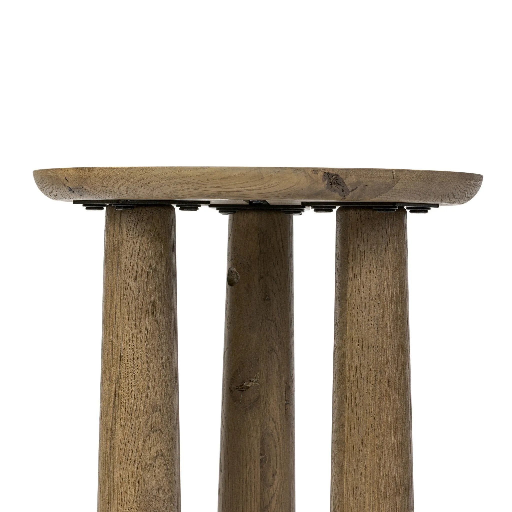 Featuring Cooper Drifted Oak Nesting End Table by Four Hands at Amethyst Home. A chamfered top and tapered legs define the artisanship of this three-leg end table. Crafted from drifted oak veneer, its natural texture and clean design make a clever addition to any room. Overall Dimensions: Tall:
14.00"w x 14.00"d x 21.00"h
 Short:
17.50"w x 17.50"d x 19.00"h. Amethyst Home provides interior design, new home construction design consulting, vintage area rugs, and lighting in the Charlotte metro area.