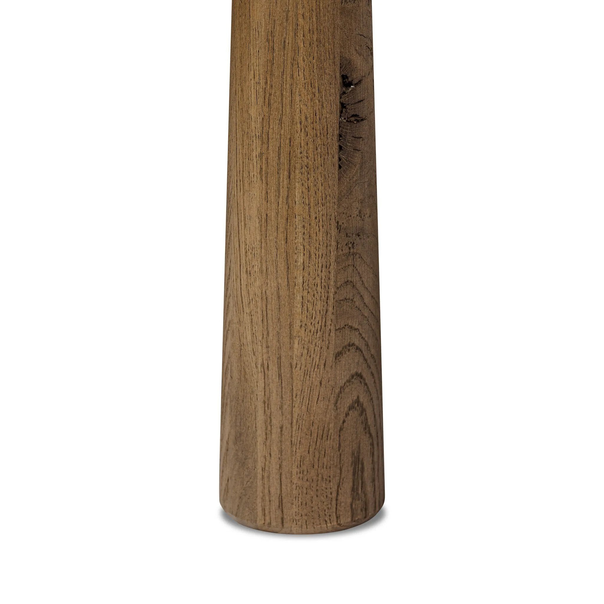 Featuring Cooper Drifted Oak Nesting End Tables by Four Hands at Amethyst Home. Chamfered tops and tapered legs define the artisanship of these three-leg nesting tables. Crafted from drifted oak veneer, their natural texture and clean design make them a clever addition to any room, whether styled together or apart. Overall Dimensions: 17.50"w x 17.50"d x 21.00". Amethyst Home provides interior design, new home construction design consulting, vintage area rugs, and lighting in the Tampa metro area.