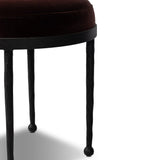 As fans of wabi sabi materials at Amethyst, we love the warm modern inspired Corinne Accent Stool - Surrey Plum. This item pairs well with other brands such as Surya and is perfect for modern homes Amethyst Home provides interior design, new home construction design consulting, vintage area rugs, and lighting in the Portland metro area.